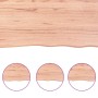 Ripiano Muro Marrone Chiaro 40x30x2 cm Massello Rovere Trattato