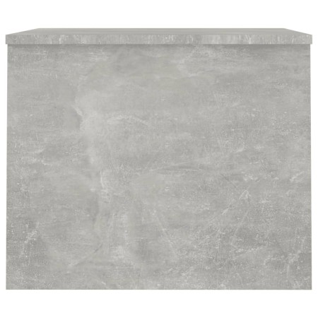 Tavolino Grigio Cemento 80x50,5x41,5 cm in Legno Multistrato