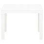 Panchine da Giardino 2 pz Bianco in Plastica