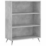 Libreria Grigio Cemento 69,5x32,5x90 cm in Legno Multistrato