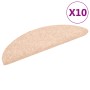Tappetini Scale Adesivi 10 pz 56x17x3 cm Marroni Agugliati