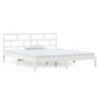 Giroletto Bianco 135x190 cm Double in legno Massello