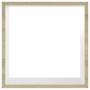 Mensole a Cubo da Parete 3 pz Bianco Rovere Sonoma