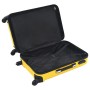 Set Trolley a Custodia Rigida 3 pz Giallo in ABS