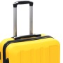 Set Trolley a Custodia Rigida 3 pz Giallo in ABS