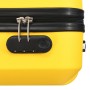 Set Trolley a Custodia Rigida 3 pz Giallo in ABS