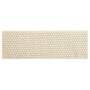 Tappeti Autoadesivi Scale Aspetto Sisal 15 pz 65x21x4 cm Crema