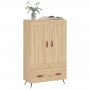 Credenza Rovere Sonoma 69,5x31x115 cm in Legno Multistrato