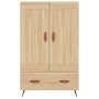 Credenza Rovere Sonoma 69,5x31x115 cm in Legno Multistrato