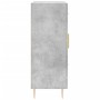 Credenza Grigio Cemento 69,5x34x90 cm in Legno Multistrato