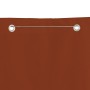 Paravento per Balcone Terracotta 140x240 cm in Tessuto Oxford