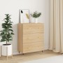 Credenza Rovere Sonoma 69,5x34x90 cm in Legno Multistrato