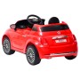 Auto Elettrica per Bambini Fiat 500 Rossa