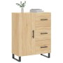 Credenza Rovere Sonoma 69,5x34x90 cm in Legno Multistrato