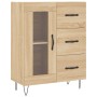 Credenza Rovere Sonoma 69,5x34x90 cm in Legno Multistrato