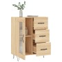 Credenza Rovere Sonoma 69,5x34x90 cm in Legno Multistrato