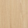 Mobile Porta Dischi Rovere Sonoma 74,5x38x48 Legno Multistrato
