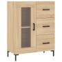 Credenza Rovere Sonoma 69,5x34x90 cm in Legno Multistrato