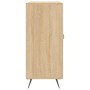 Credenza Rovere Sonoma 90x34x80 cm in Legno Multistrato