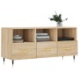 Mobile Porta TV Rovere Sonoma 102x36x50 cm in Legno Multistrato