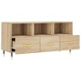 Mobile Porta TV Rovere Sonoma 102x36x50 cm in Legno Multistrato