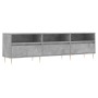 Mobile TV Grigio Cemento 150x30x44,5 cm Legno Multistrato