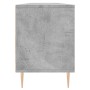 Mobile TV Grigio Cemento 150x30x44,5 cm Legno Multistrato