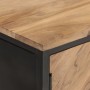 Credenza 120x30x75 cm in Legno Massello di Acacia