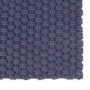 Tappeto Rettangolare Blu Marino 200x300 cm in Cotone