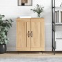 Credenza Rovere Sonoma 69,5x34x90 cm in Legno Multistrato