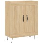 Credenza Rovere Sonoma 69,5x34x90 cm in Legno Multistrato