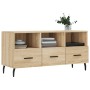 Mobile Porta TV Rovere Sonoma 102x36x50 cm in Legno Multistrato