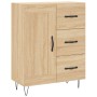 Credenza Rovere Sonoma 69,5x34x90 cm in Legno Multistrato