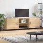 Mobile Porta TV Rovere Sonoma 150x30x50 cm in Legno Multistrato