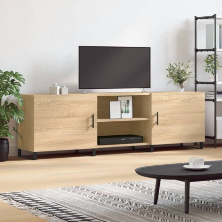 Mobile Porta TV Rovere Sonoma 150x30x50 cm in Legno Multistrato