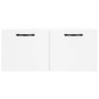 Mobile a Parete Bianco 80x36,5x35 cm in Legno Multistrato