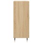 Credenza Rovere Sonoma 34,5x34x90 cm in Legno Multistrato