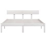 Giroletto Bianco in Legno Massello 120x190 cm Small Double