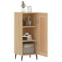 Credenza Rovere Sonoma 34,5x34x90 cm in Legno Multistrato