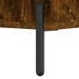 Comodini 2 pz Rovere Fumo 40x35x47,5 cm in Legno Multistrato