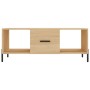 Tavolino da Salotto Rovere Sonoma 102x50x40cm Legno Multistrato