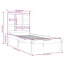 Giroletto in Legno Massello 90x190 cm Single