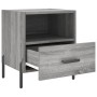 Comodini 2 pz Grigio Sonoma 40x35x47,5 cm in Legno Multistrato