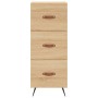 Credenza Rovere Sonoma 34,5x34x90 cm in Legno Multistrato