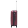 Set Trolley a Custodia Rigida 3 pz Rosso Vino in ABS