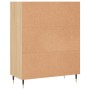 Libreria Rovere Sonoma 69,5x32,5x90 cm in Legno Multistrato