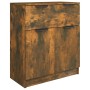 Credenza Rovere Fumo 60x30x70 cm in Legno Multistrato