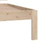 Giroletto in Legno Massello di Pino 90x200 cm