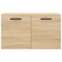 Mobile a Parete Rovere Sonoma 60x36,5x35 cm Legno Multistrato