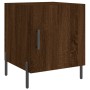 Comodini 2 pz Rovere Marrone 40x40x50 cm in Legno Multistrato